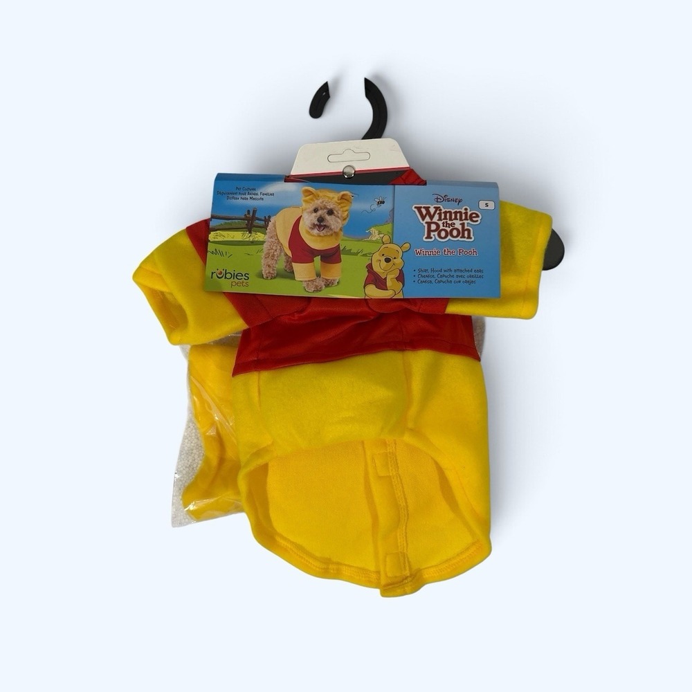 Rubies Disney Winnie the Pooh Dog Costume SMALL Yellow Red Polyester